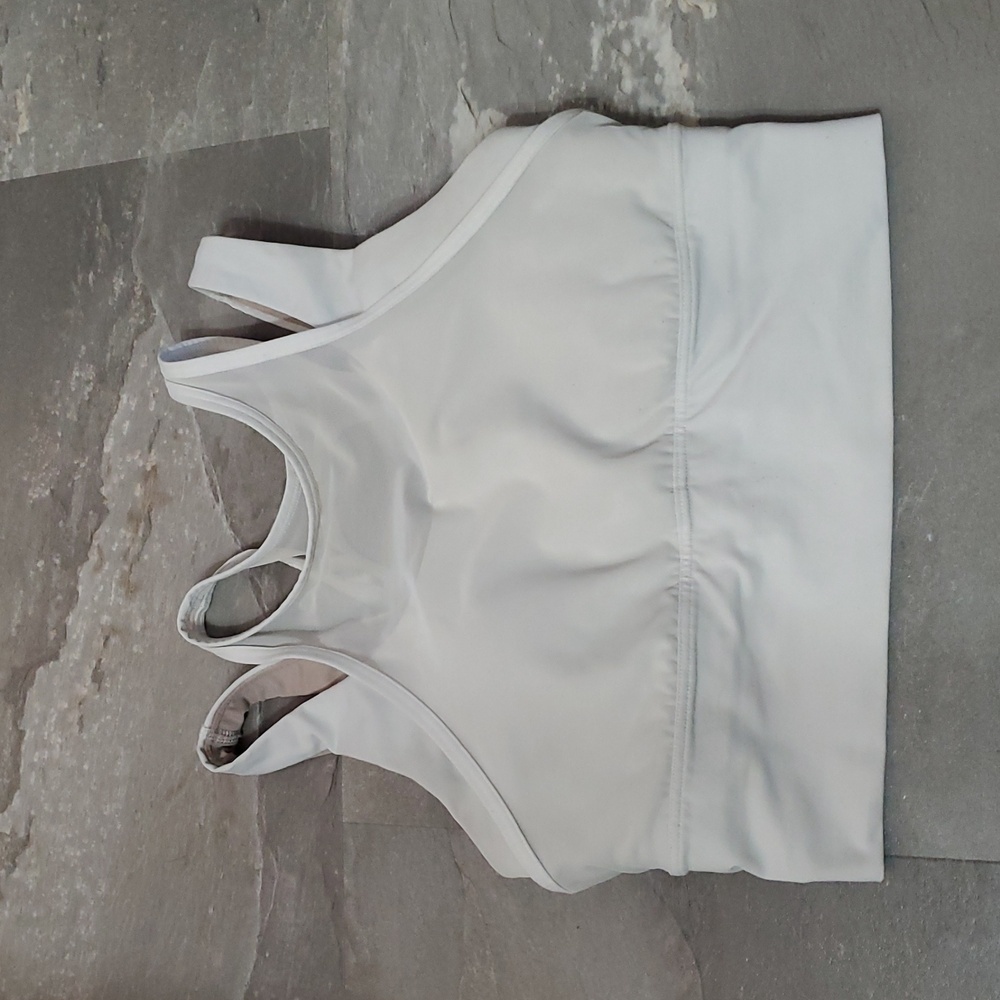 Lululemon Double Tap Bra II. Off White. Size 4. Flaw, Stains. - Picture 6 of 11